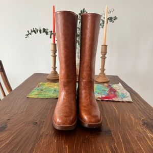 NWOT Frye & Co. Miranda Western Boot 8.5 Caramel